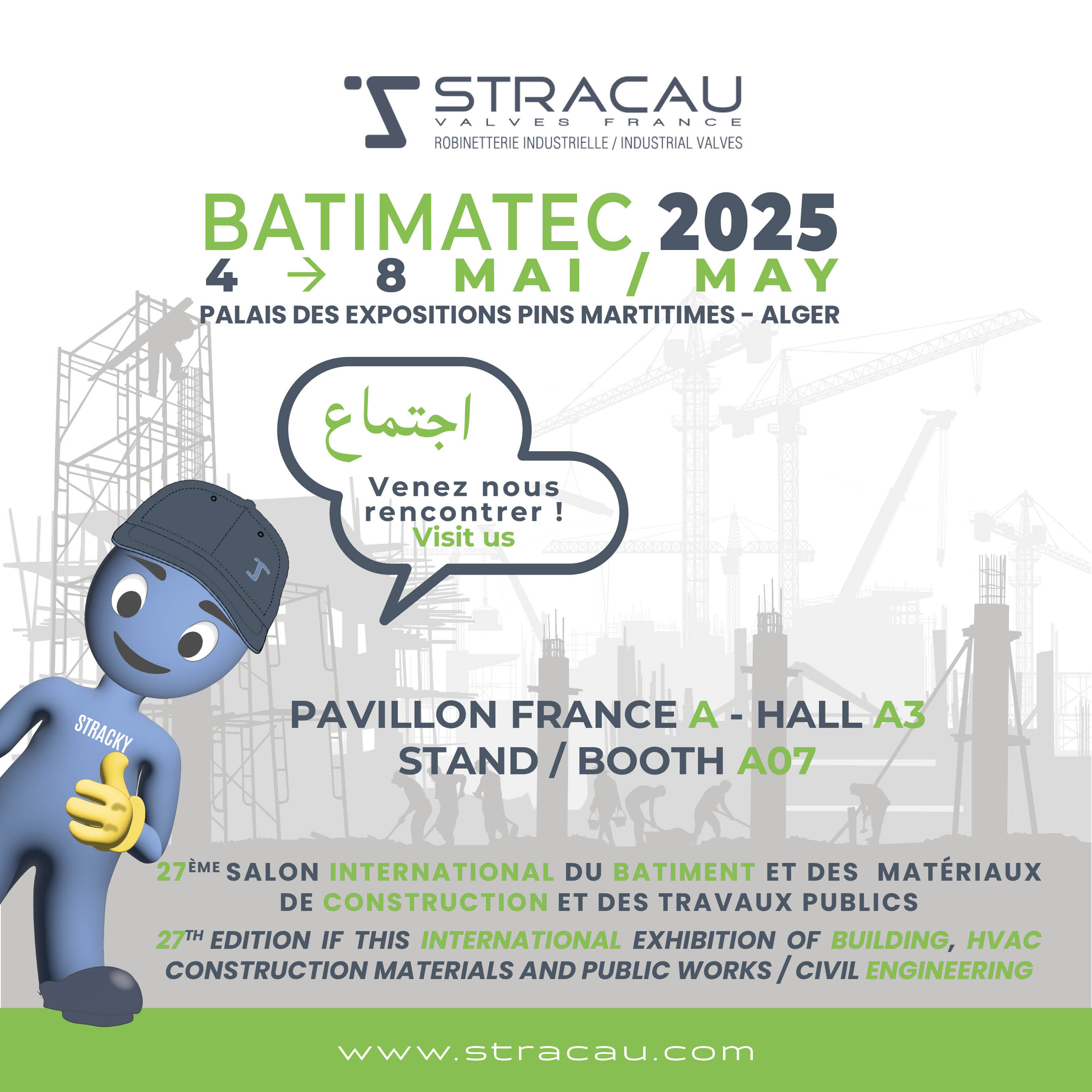 STRACAU VALVES France at BATIMATEC 2025!